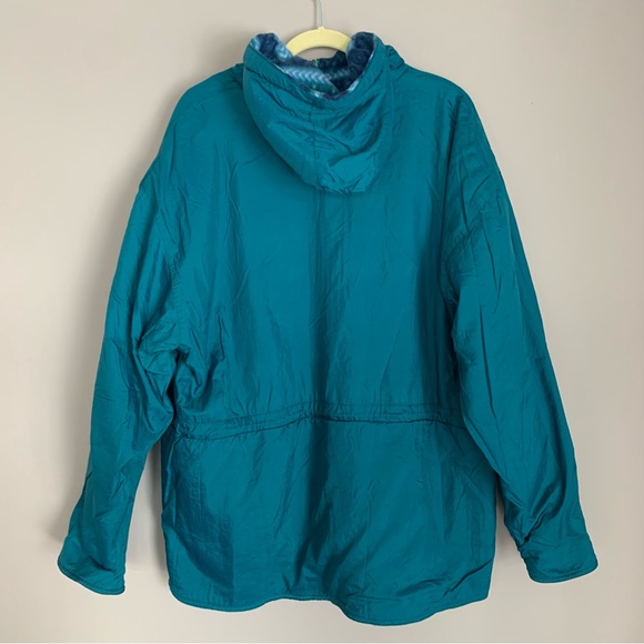 Vintage Reversible Fleece Windbreaker Coat Size XL - Picture 4 of 5